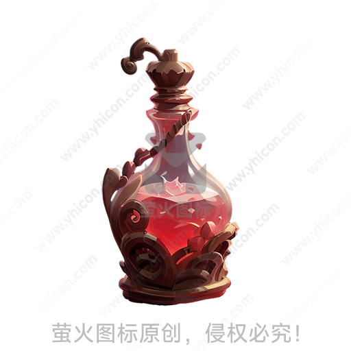 卡通风格玻璃材质雕花装饰瓶状物品