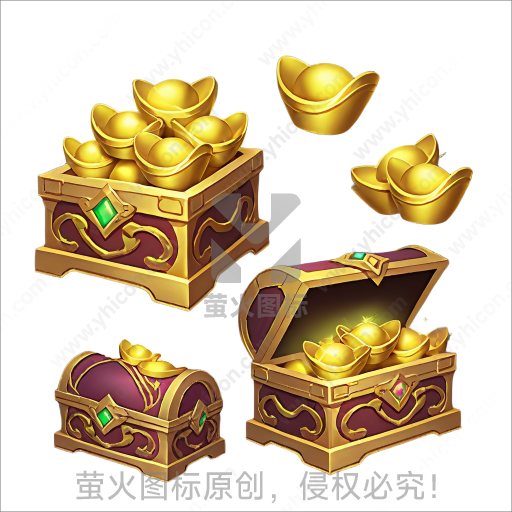 金元宝与古钱币的财富组合