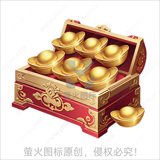 金元宝与古钱币的财富组合