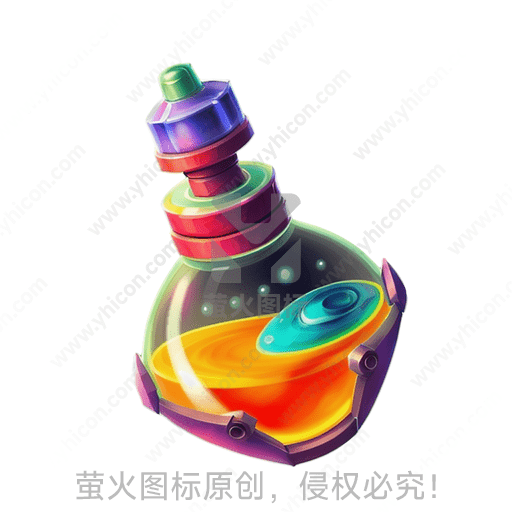 五彩斑斓的幻想魔法瓶
