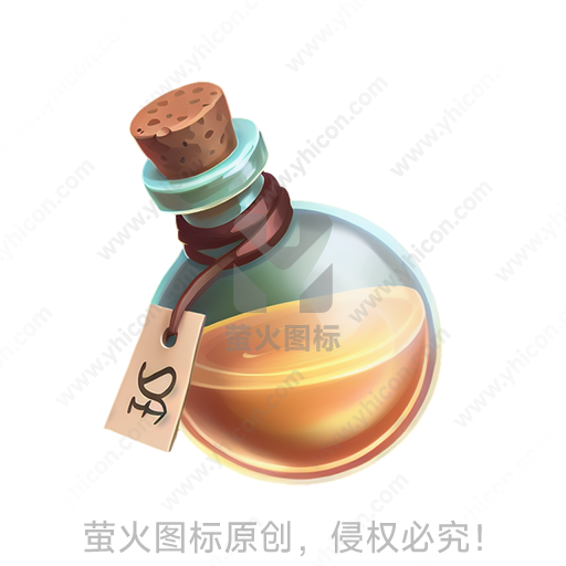 一瓶塞有木塞的琥珀色液体