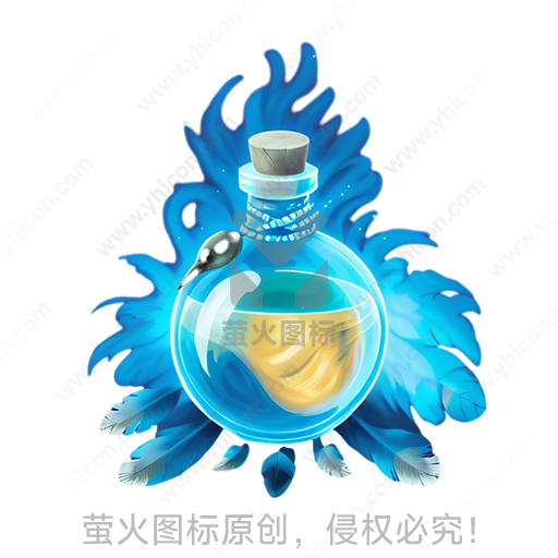 一瓶带羽毛装饰的蓝色鸟形瓶