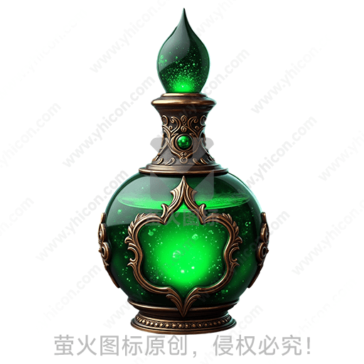 绿色玻璃瓶
