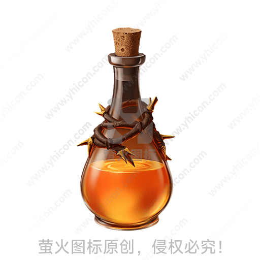 透明玻璃瓶中装满液体，瓶口用软木塞封闭