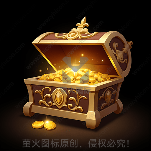 装满金币的华丽宝箱