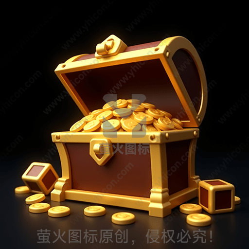 金币满溢的开启宝箱