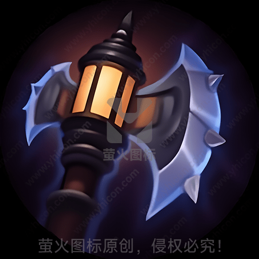 暗色调背景，照亮的幻想式武器