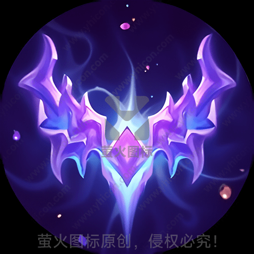 紫色调幻想风格的奇幻战甲
