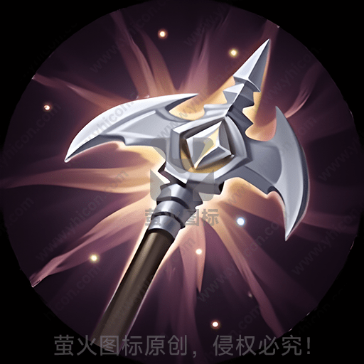 神秘光环围绕的魔法武器