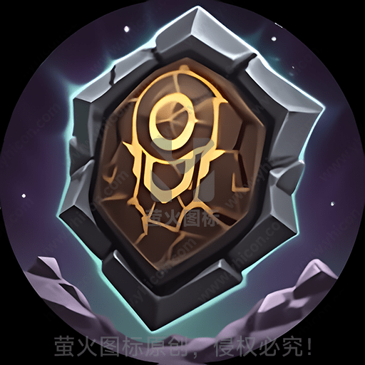 星空背景下，神秘的八边形金属标志