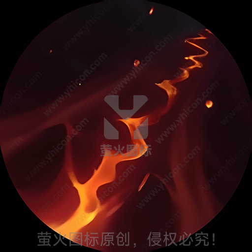 深红色与黑色融合的抽象液体图案