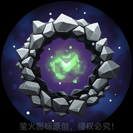 石头组成的环绕星体的环
